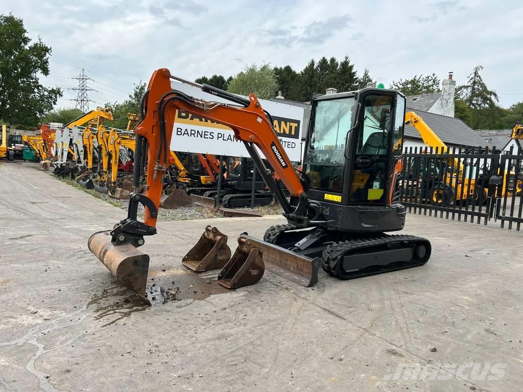 Doosan DX 27 Z Mini bagri <7t