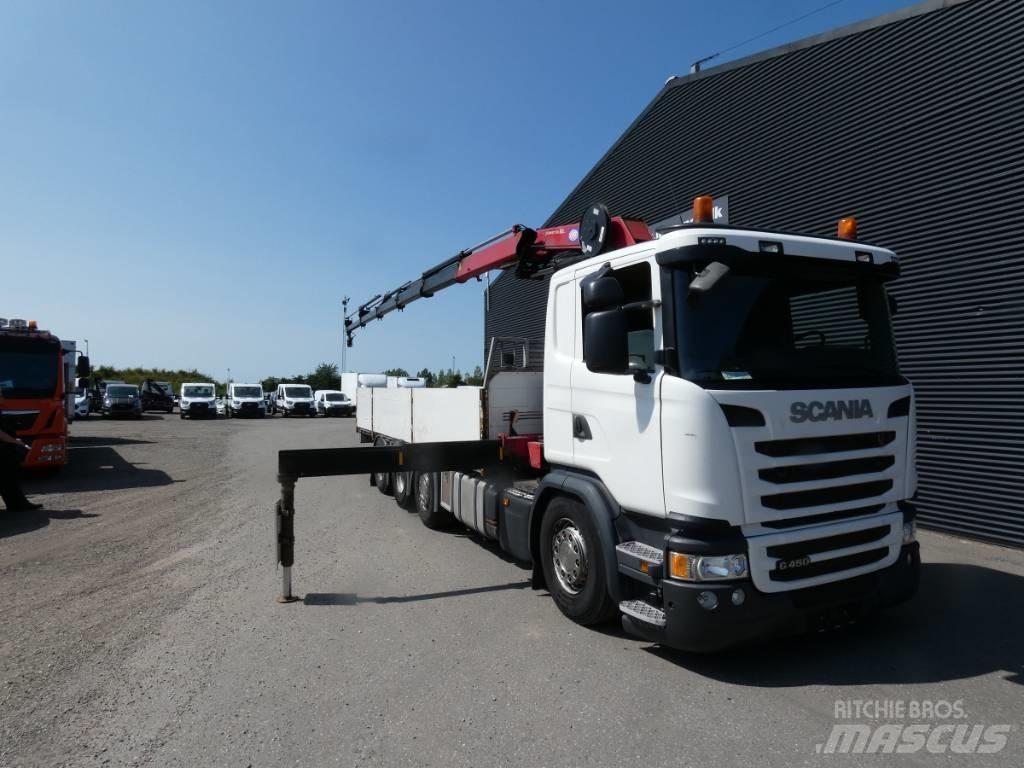 Scania G 450 Tovornjaki z žerjavom