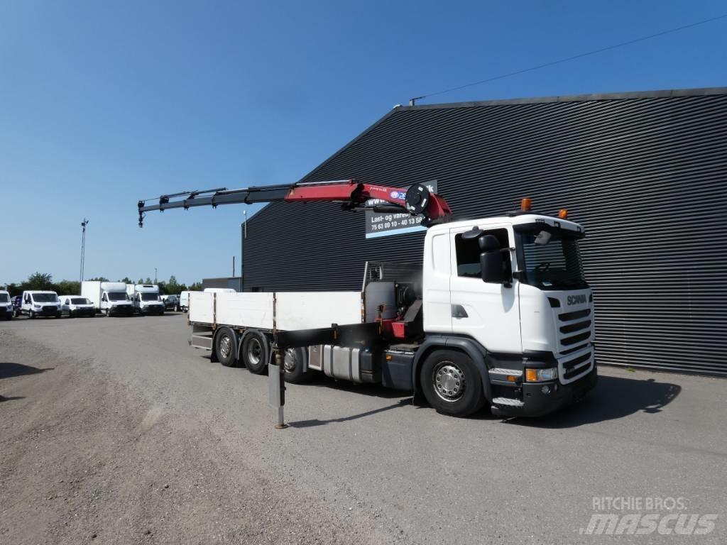 Scania G 450 Tovornjaki z žerjavom