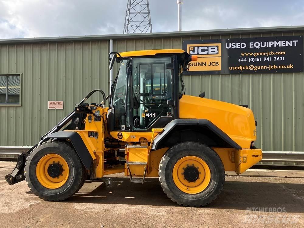 JCB 411 Kolesni nakladalci