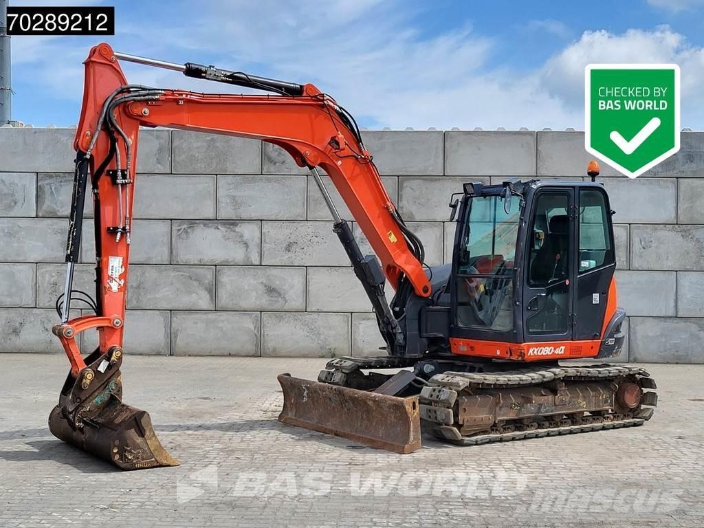 Kubota KX080 -4a Mini bagri <7t