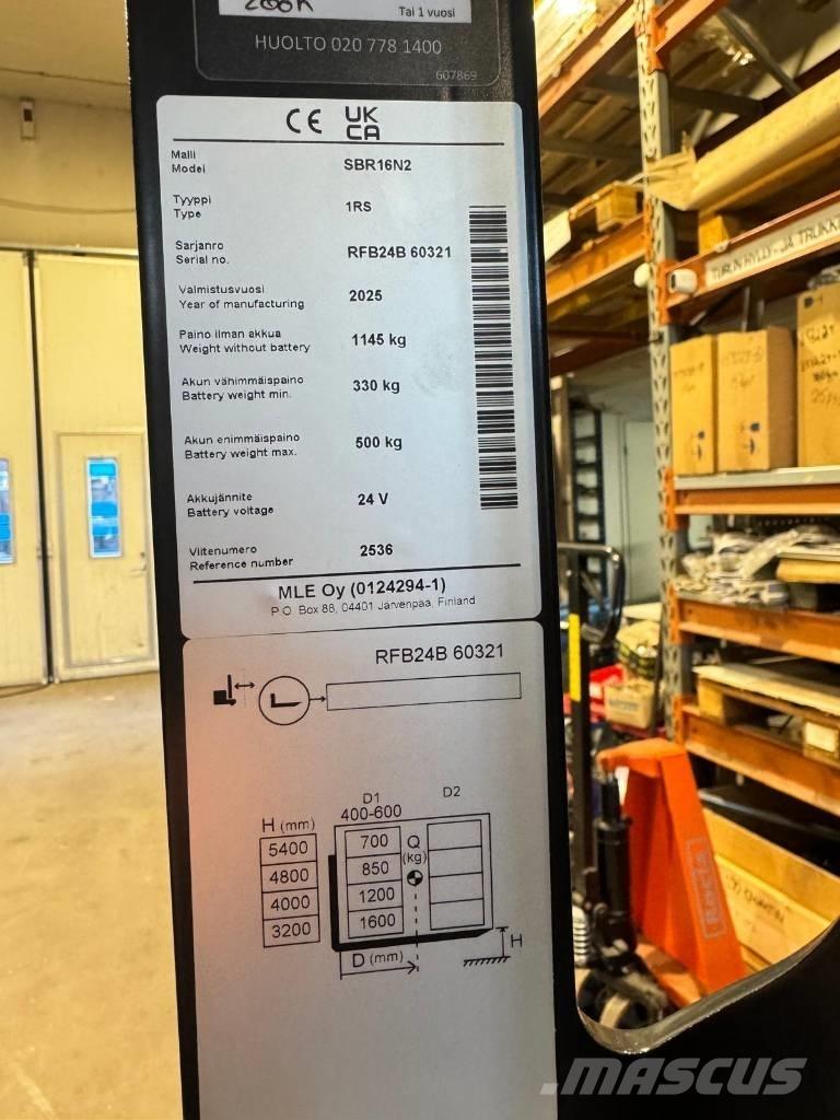 Mitsubishi SBR16N2 Samopogonski ročni viličarji