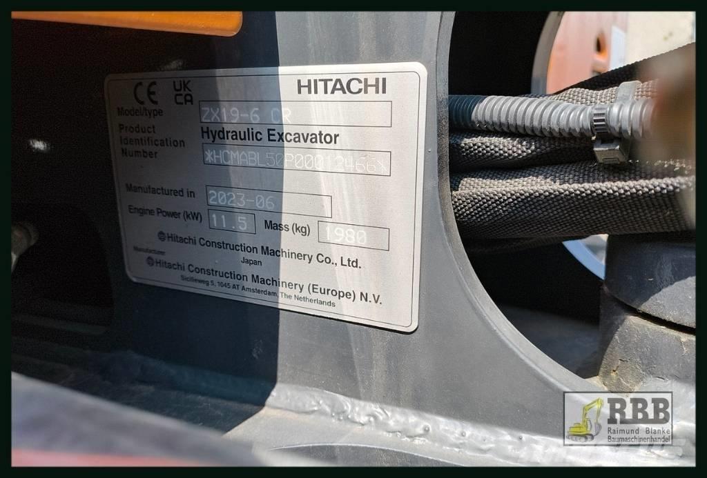 Hitachi ZX 19-6 CR Mini bagri <7t