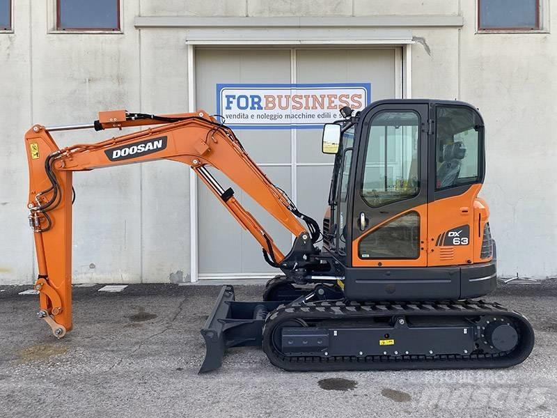 Doosan DX 63-3 Mini bagri <7t
