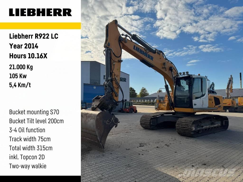 Liebherr R 922 Bagri goseničarji