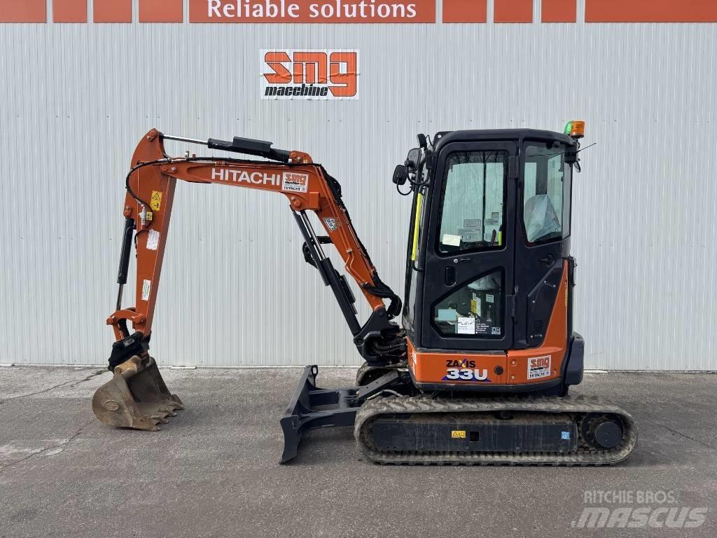 Hitachi ZX 33 U-6 Mini bagri <7t