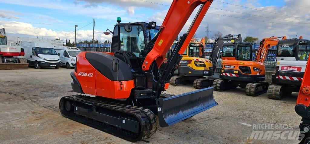 Kubota KX 080-4 Midi bagri 7t – 12t