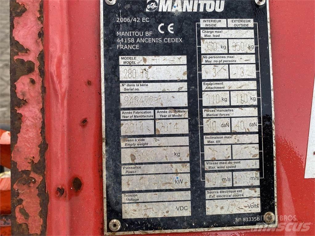 Manitou 280TJ Zglobne dvižne ploščadi