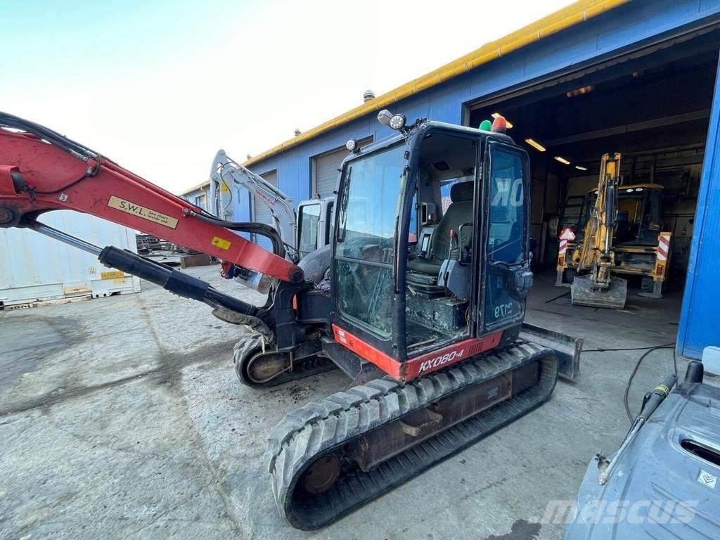 Kubota KX-080-4 Mini bagri <7t