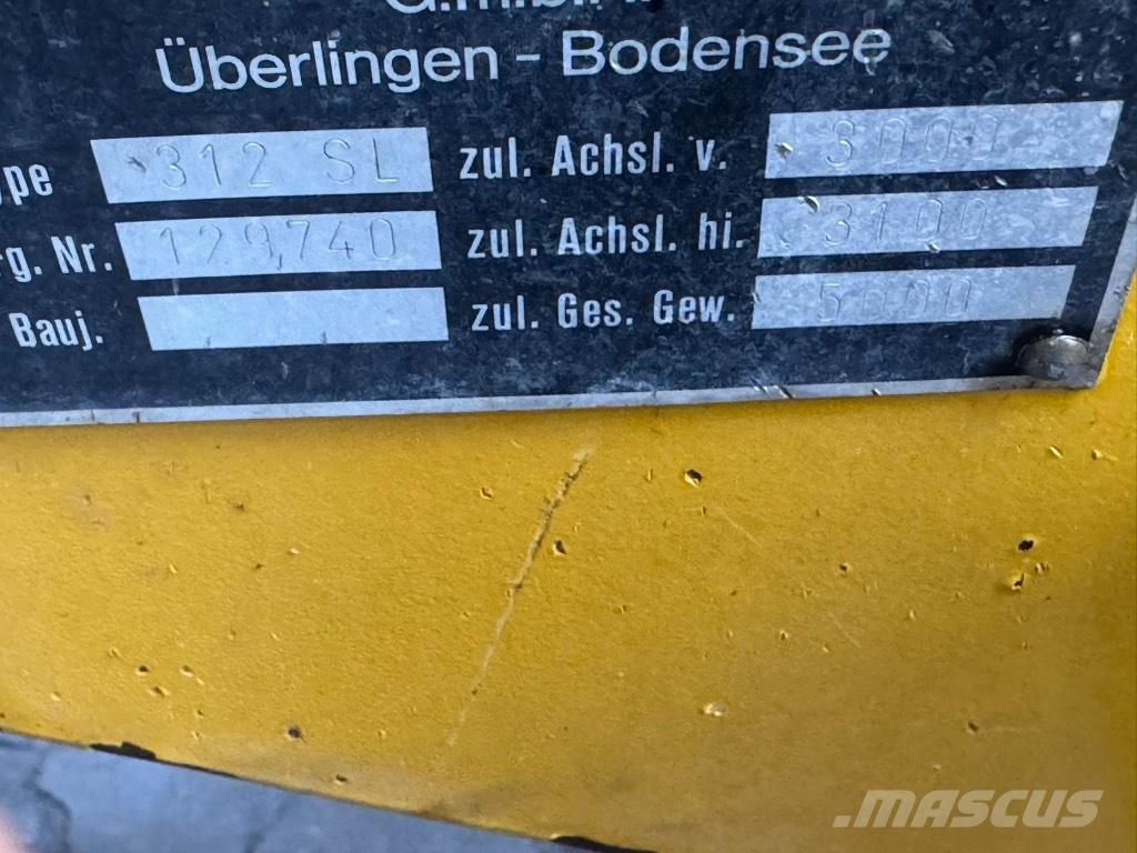 Kramer-allrad 312 SL Kolesni nakladalci