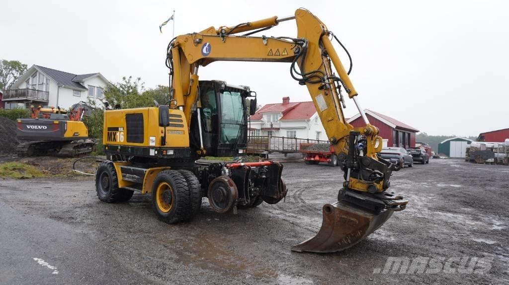 Hydrema MX 16 Rail Bagri na kolesih