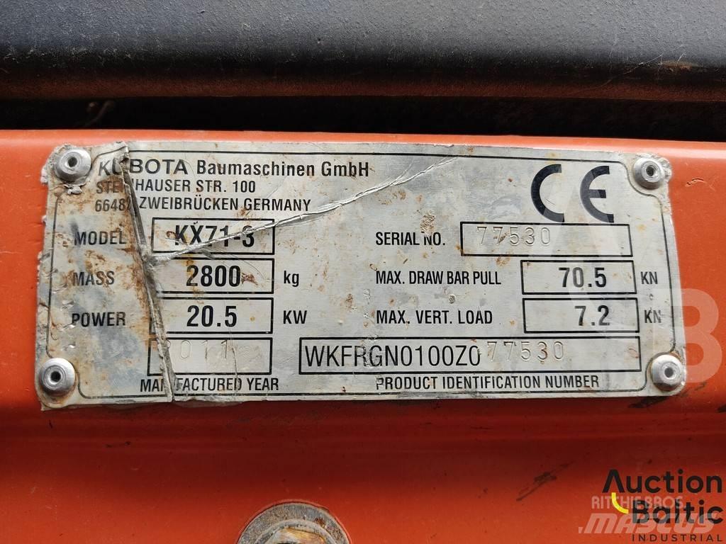 Kubota KX 71-3 Mini bagri <7t