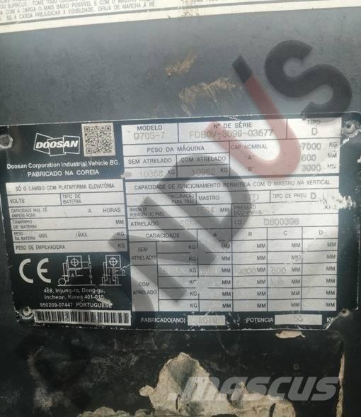 Doosan D 70 S-7 Dizelski viličarji