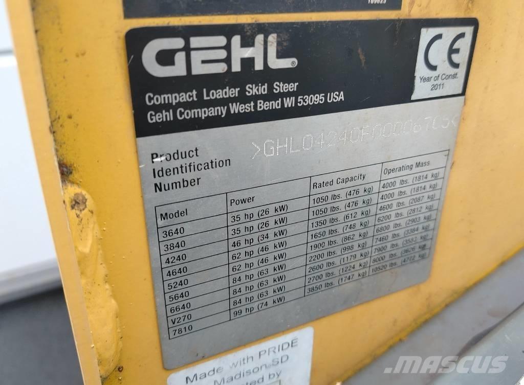 Gehl 4240 E Skid steer mini nakladalci
