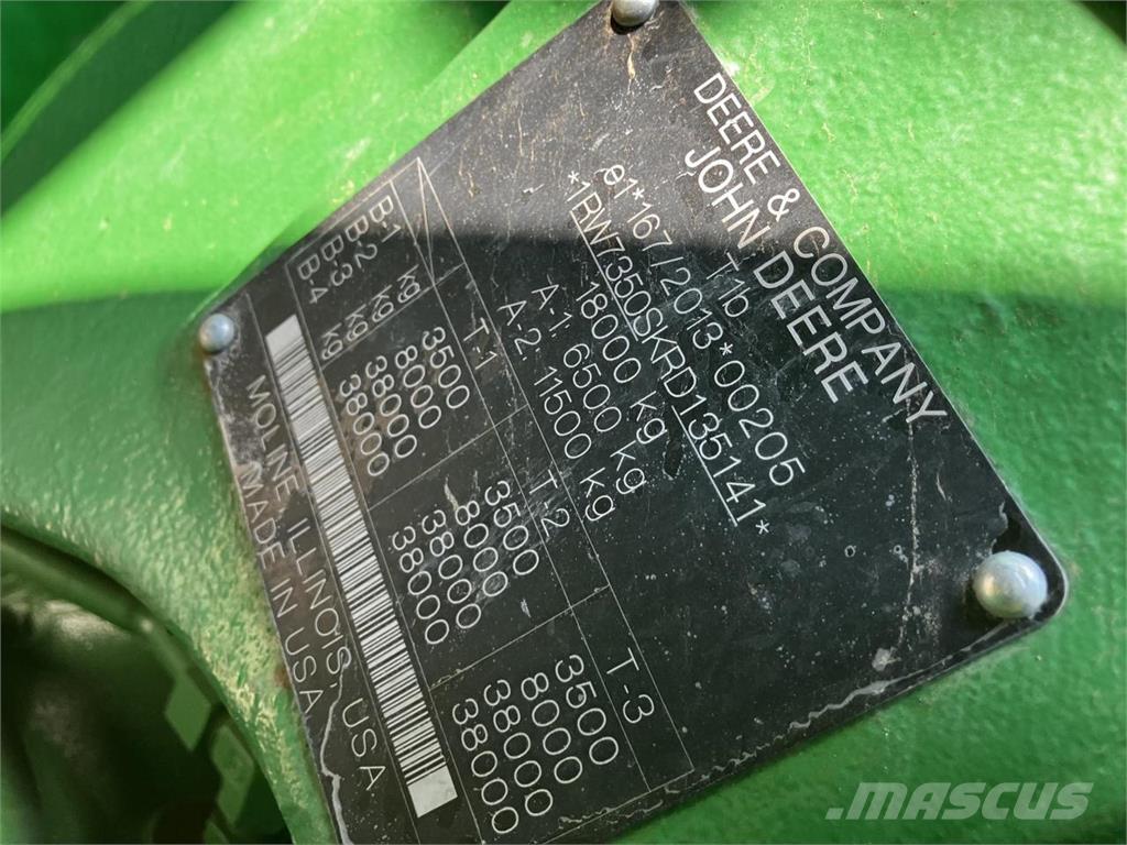 John Deere 7R 350 Traktorji