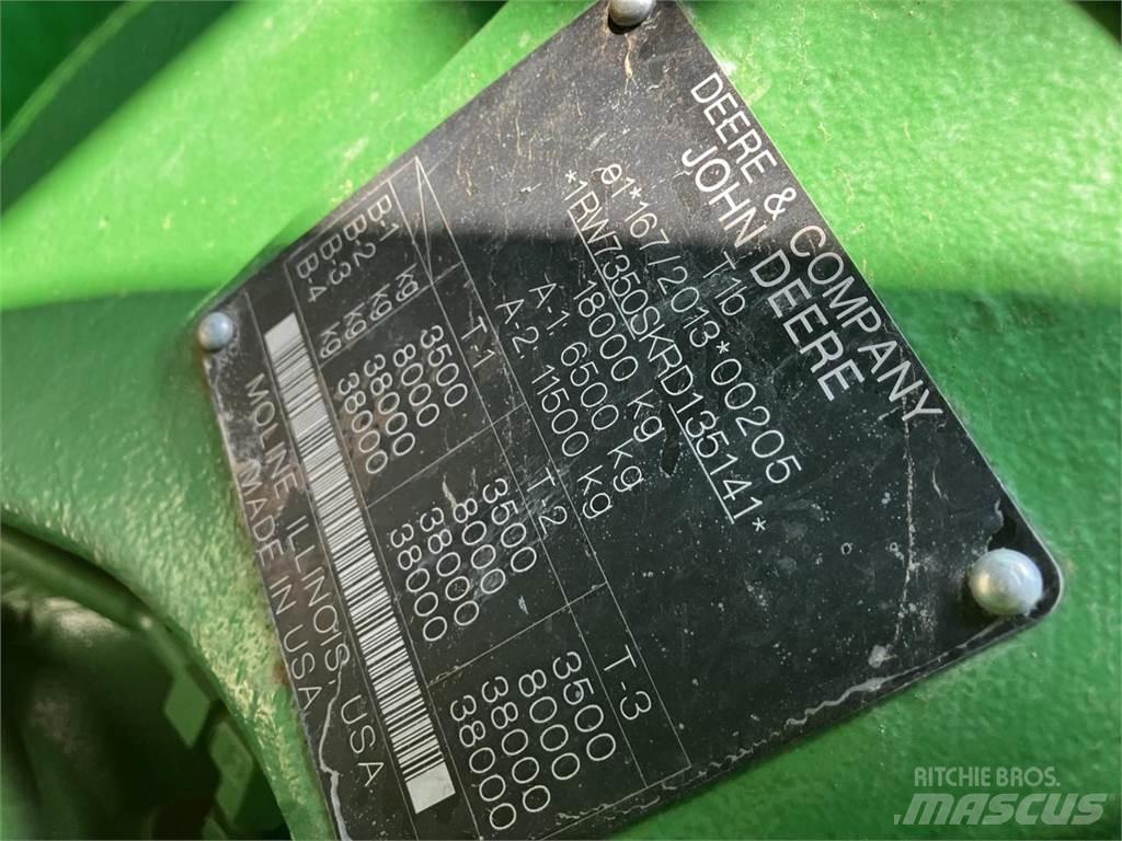 John Deere 7R 350 Traktorji