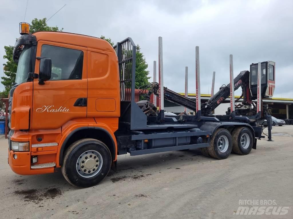 Scania R 580 Tovornjaki za hlode