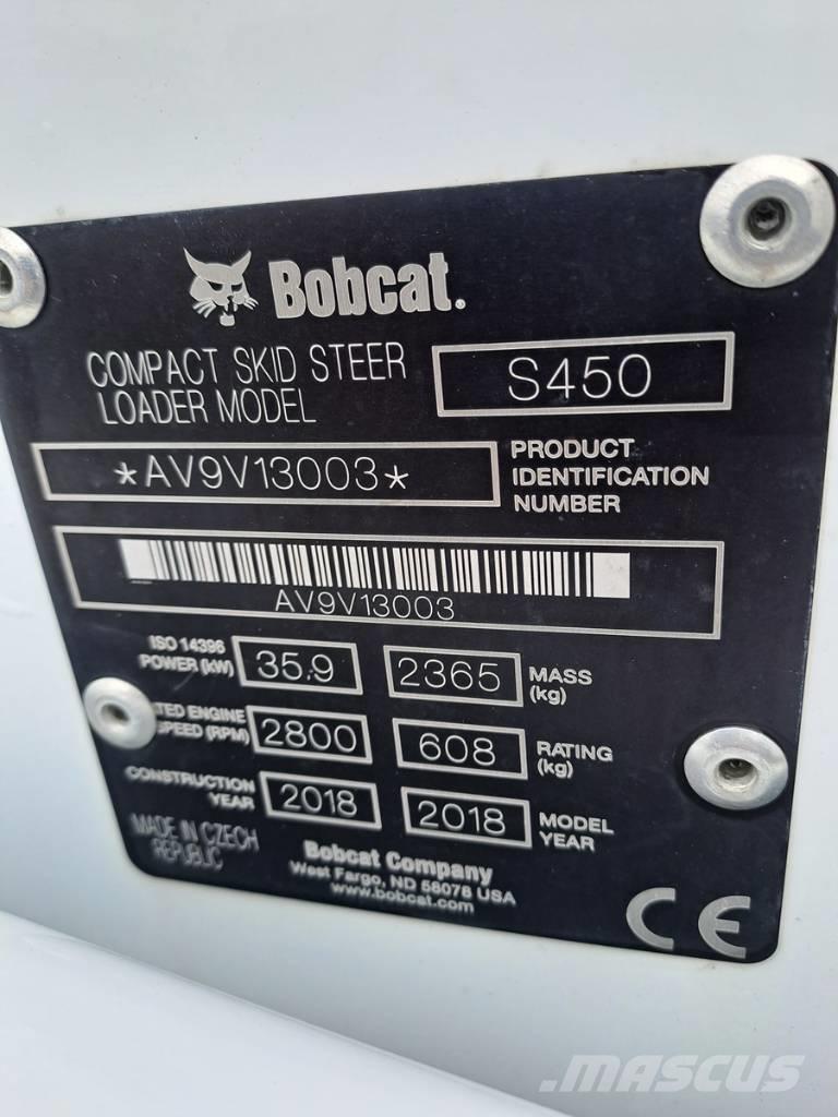 Bobcat S 450 Skid steer mini nakladalci