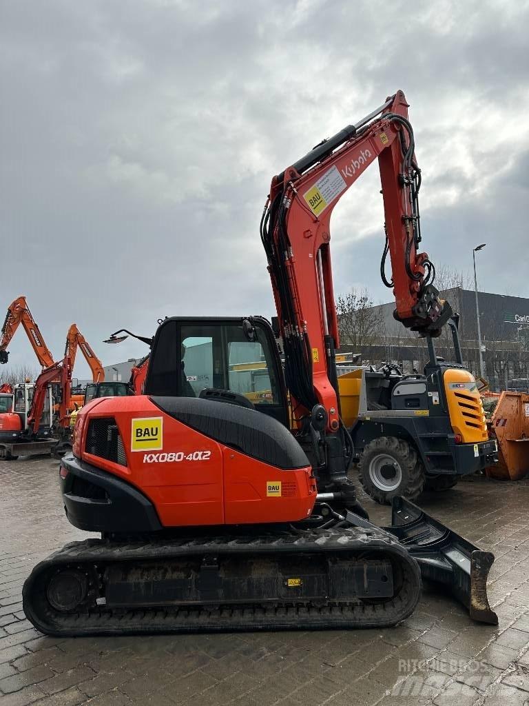Kubota KX 080-4 Midi bagri 7t – 12t