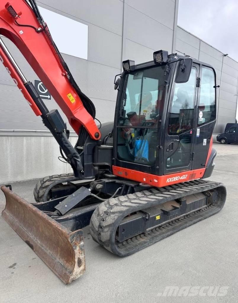 Kubota KX 080-4 Midi bagri 7t – 12t