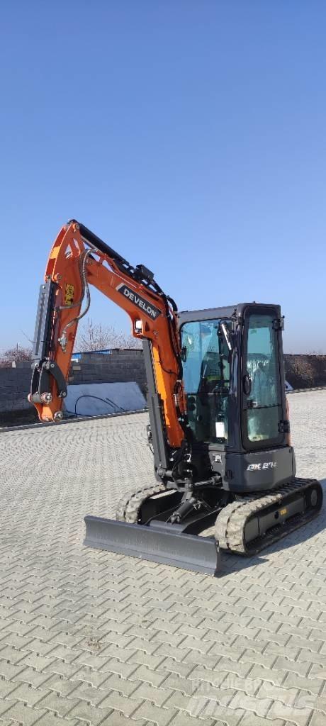 Develon DX 27 Z-7 Mini bagri <7t