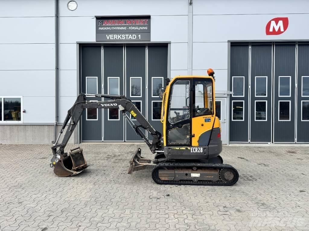 Volvo ECR 28 Mini bagri <7t