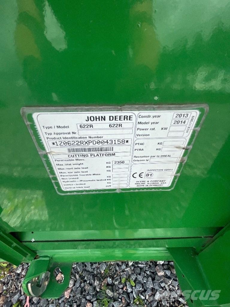 John Deere 622R Rezalne glave za kombajne