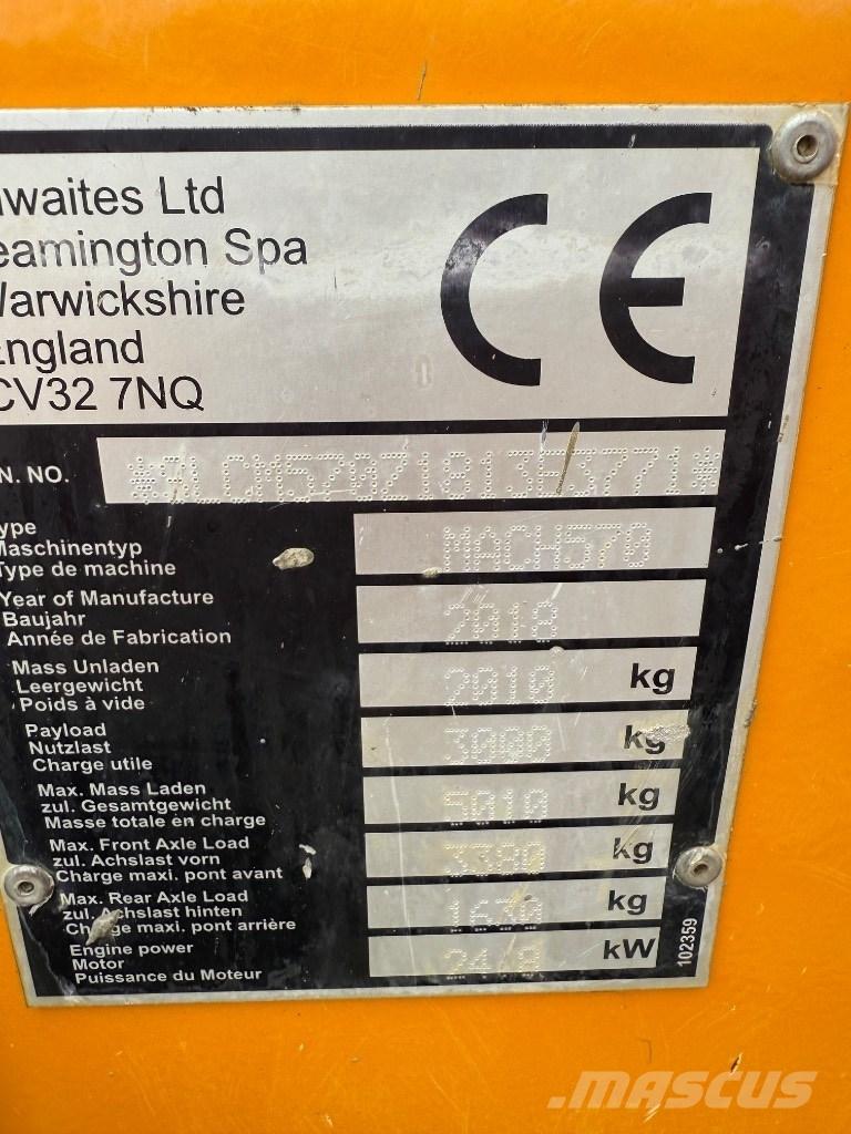 Thwaites 3 ton Ne cestni demperji