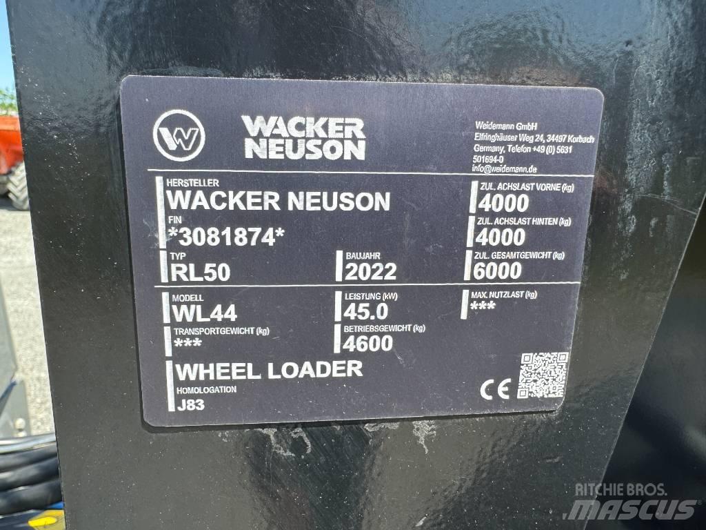 Wacker Neuson WL44 Kolesni nakladalci