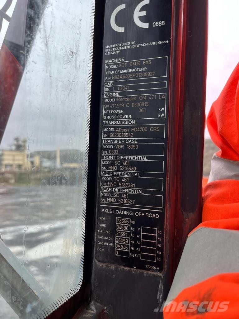 Bell B40 6x6 Zglobni demperji