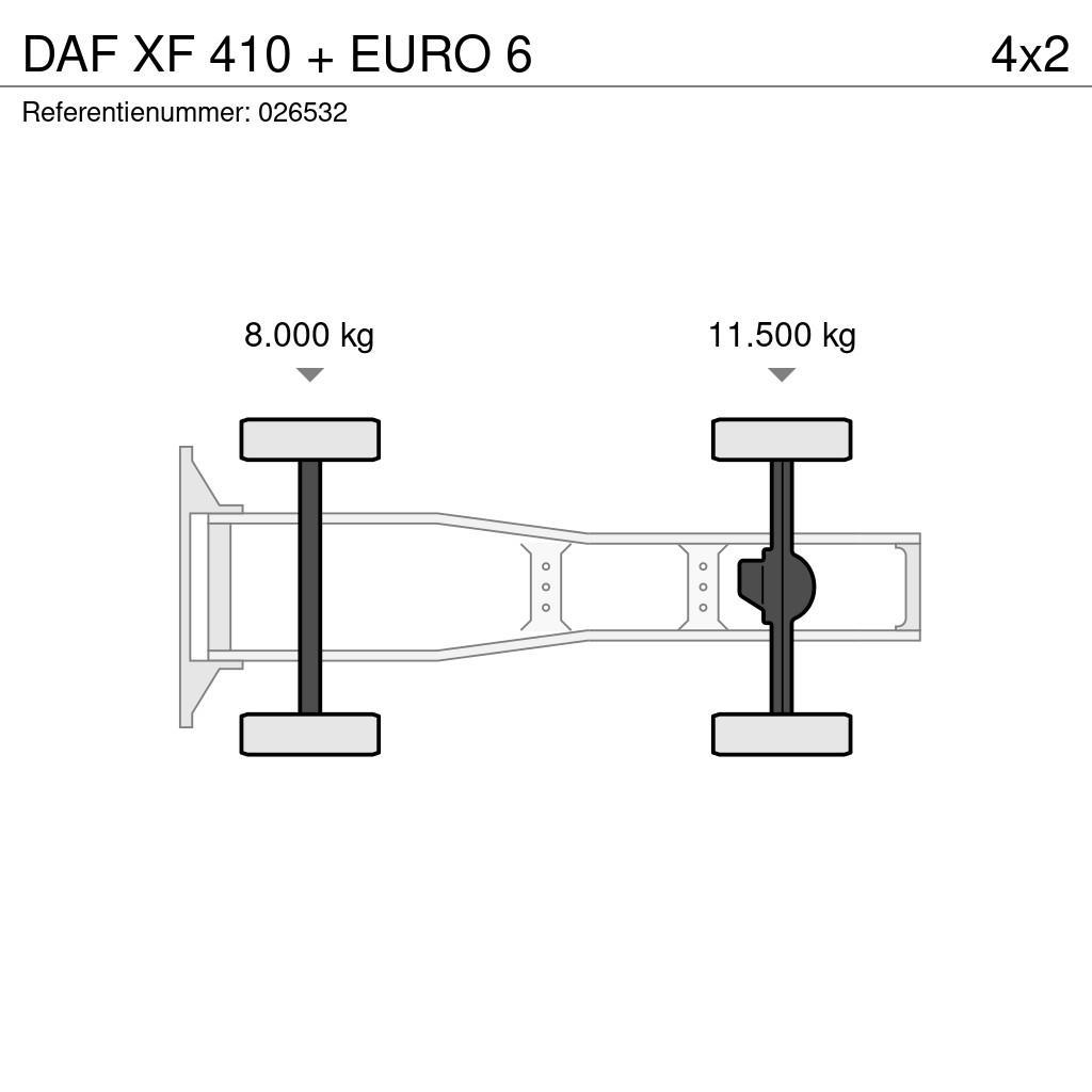 DAF XF 410 + EURO 6 Vlačilci