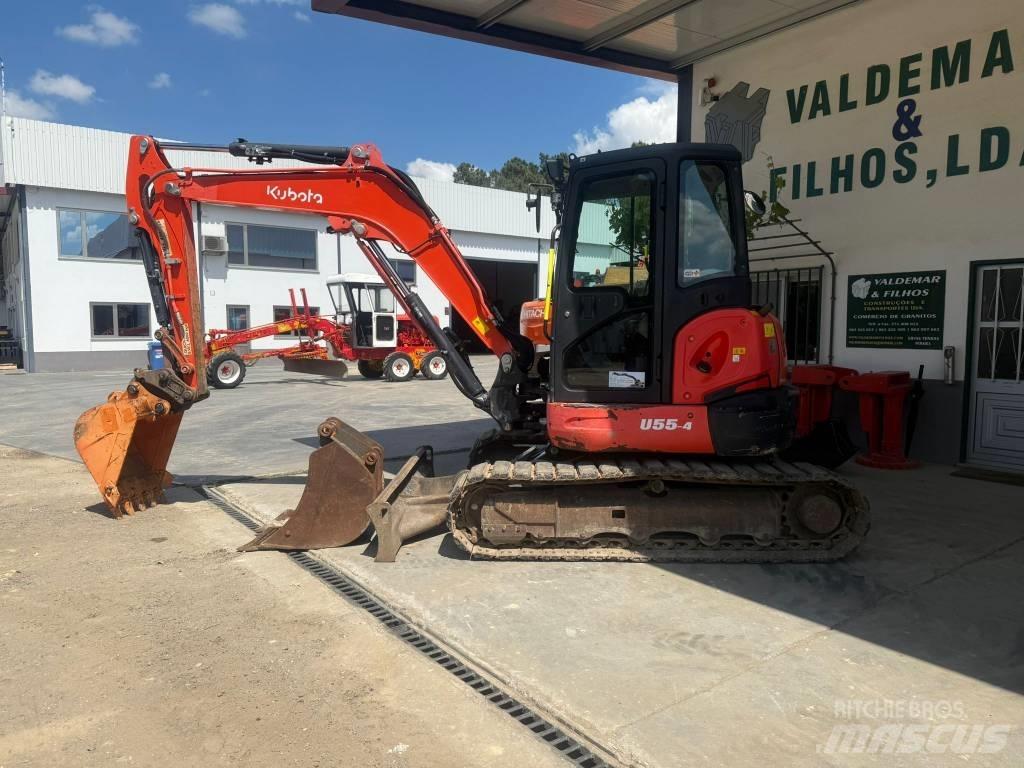 Kubota U 55-4, U55 Mini bagri <7t