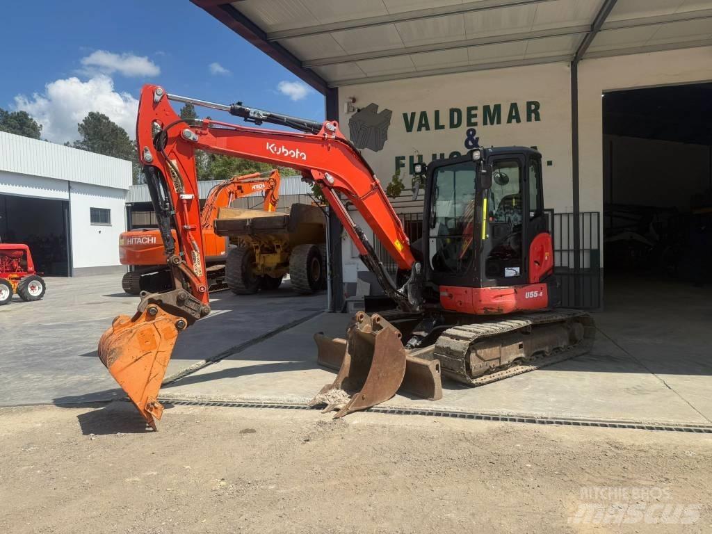 Kubota U 55-4, U55 Mini bagri <7t