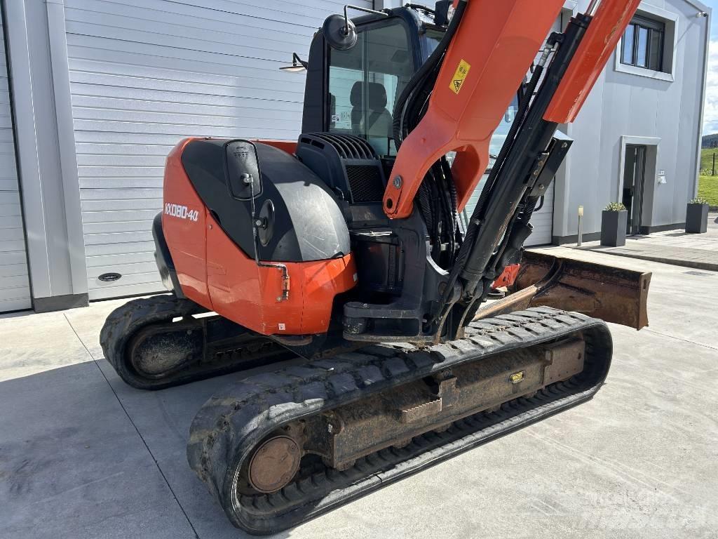 Kubota KX 080-4 Midi bagri 7t – 12t