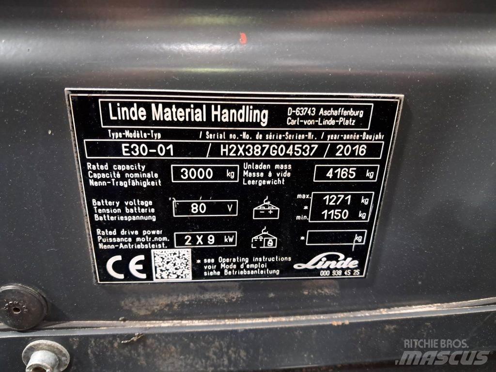 Linde E30-01 Električni viličarji