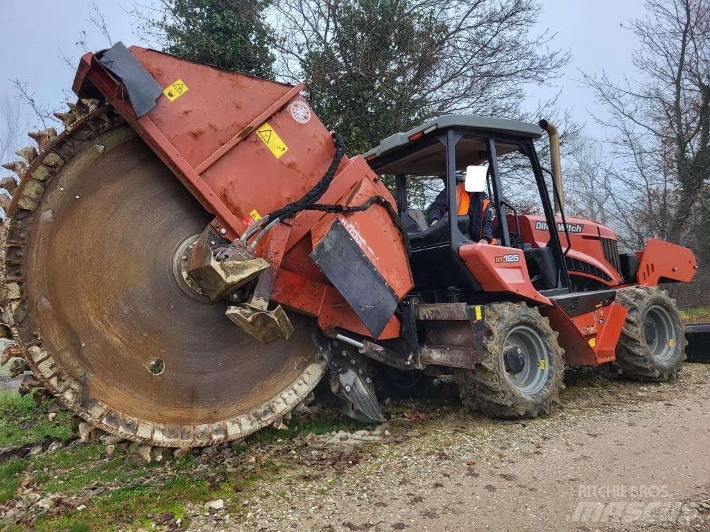 Ditch Witch RT125 Freze za kopanje jarkov Trenčerji