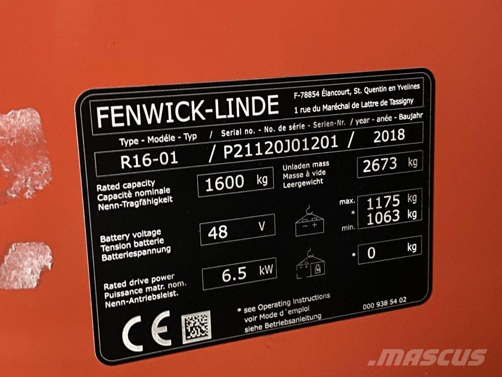 Linde R16-01 Viličarji s pomičnim teleskopom