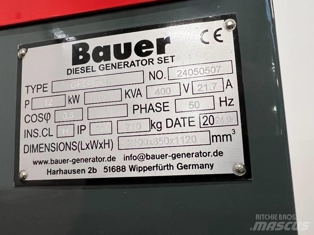 Bauer GFS-12 Dizelski agregati