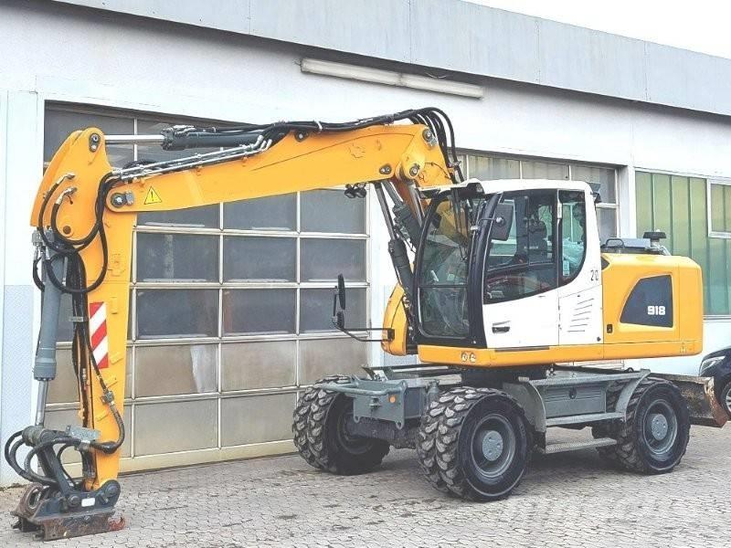 Liebherr A 918 Bagri na kolesih