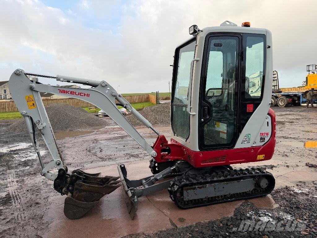 Takeuchi TB 216 Mini bagri <7t