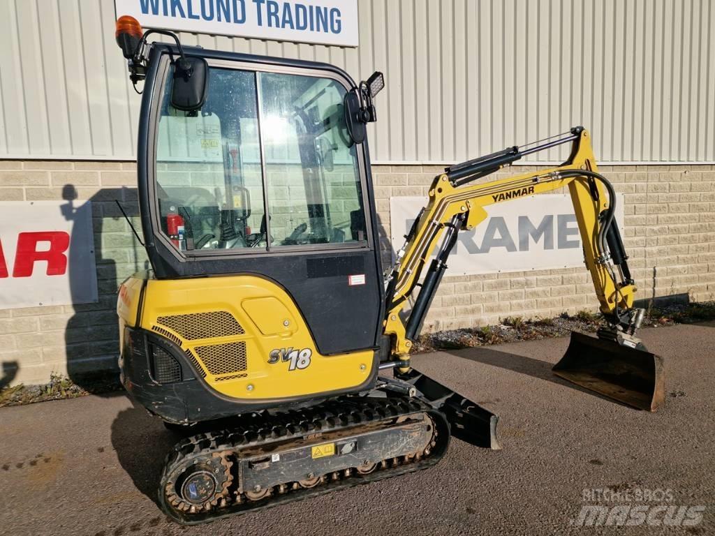 Yanmar SV 18 Mini bagri <7t