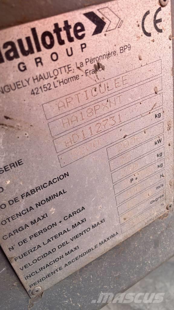 Haulotte HA 18 PX Zglobne dvižne ploščadi