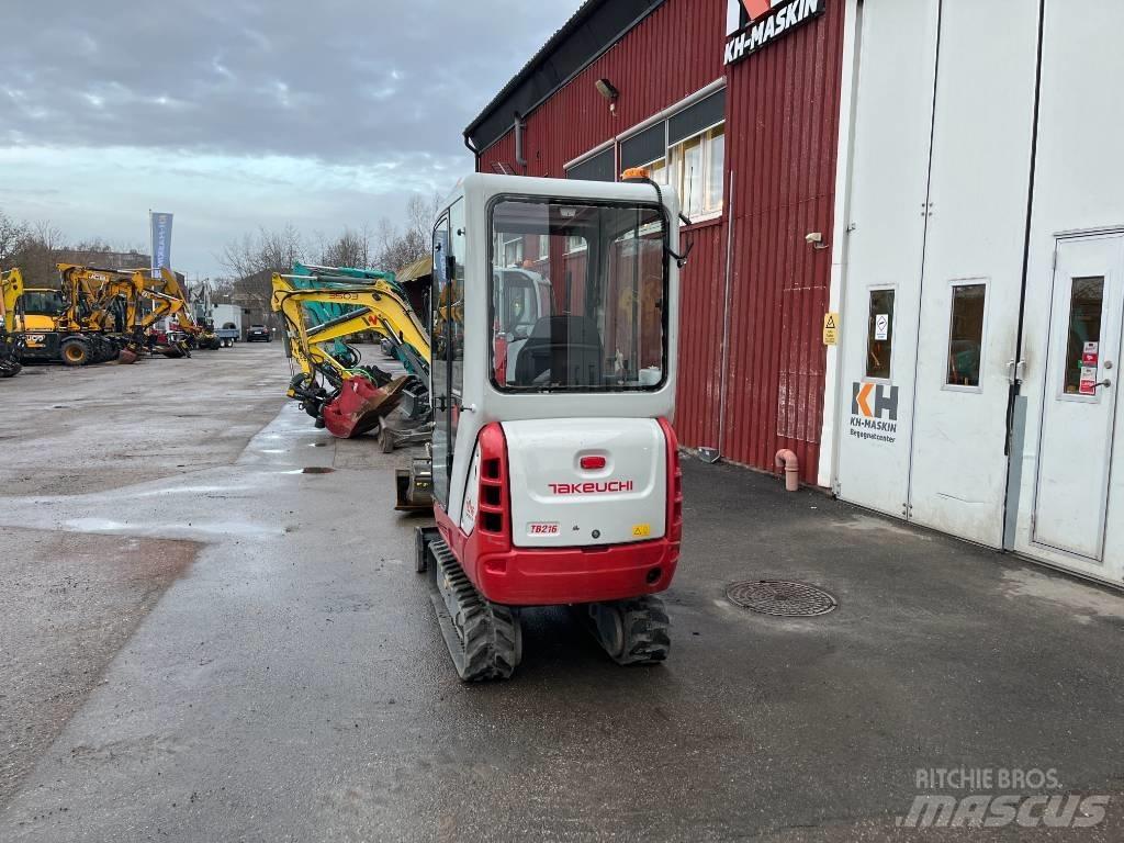 Takeuchi TB 216 Mini bagri <7t
