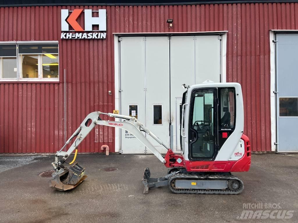 Takeuchi TB 216 Mini bagri <7t
