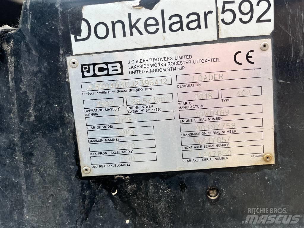 JCB 403 Mini nakladalci