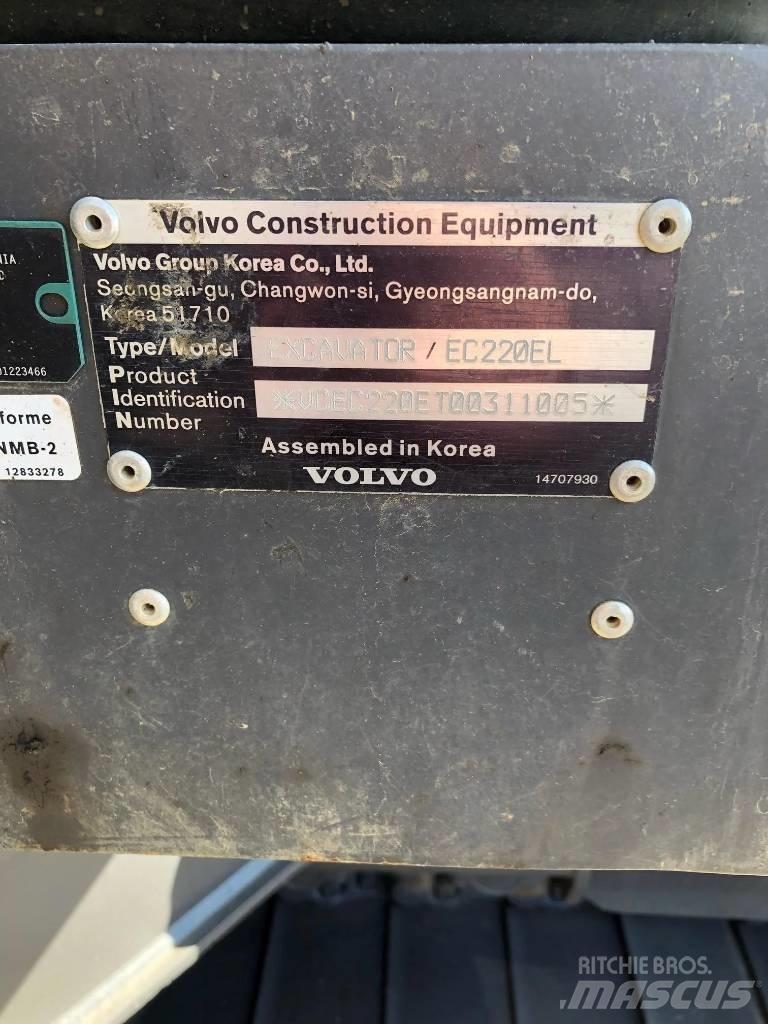 Volvo EC 220 EL Midi bagri 7t – 12t