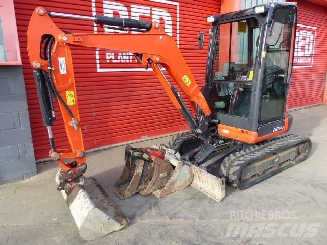 Kubota U 27-4 Mini bagri <7t