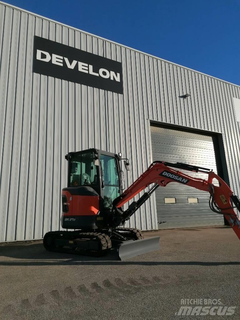 Doosan DX 27 Z Mini bagri <7t