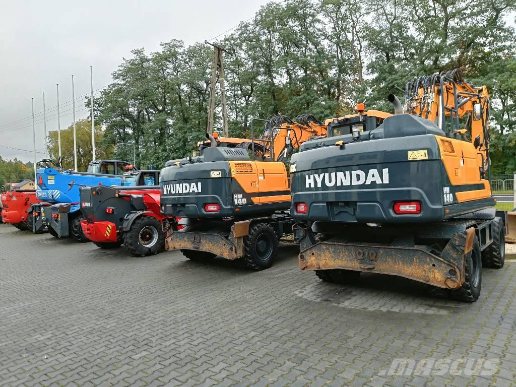 Hyundai HW140 Bagri na kolesih