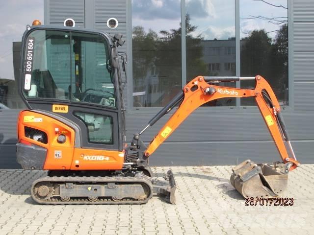 Kubota KX 018-4 Mini bagri <7t